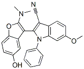 1H-Indole-3-carbonitrile,  2-[2-(dimethylamino)-5-hydroxy-3-benzofuranyl]-6-methoxy-1-phenyl-