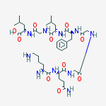 L-Leucine, L-lysyl-L-glutaminylglycylglycyl-L-phenylalanyl-L-leucylglycyl-