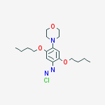 Morpholine, 4-[2,5-dibutoxy-4-(chloroazo)phenyl]-