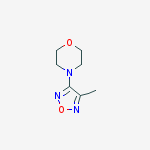 Morpholine, 4-(4-methyl-1,2,5-oxadiazol-3-yl)-