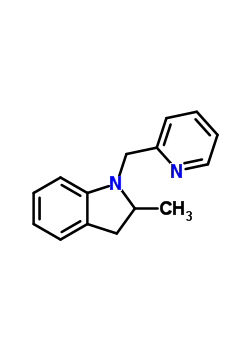 2-methyl-1-(pyridin-2-ylmethyl)-2,3-dihydroindole