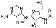 3'-(Acetylamino)-3'-deoxyadenosine molecular structure