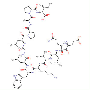 L-Isoleucine,L-a-glutamyl-L-glutaminyl-L-leucyl-L-valyl-L-lysyl-L-tryptophyl-L-leucylglycyl-L-leucyl-L-prolyl-L-alanyl-L-prolyl-