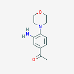 1-(3-amino-4-morpholin-4-ylphenyl)ethanone