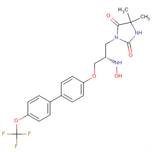 2,4-Imidazolidinedione,3-[(2S)-2-(hydroxyamino)-3-[[4'-(trifluoromethoxy)[1,1'-biphenyl]-4-yl]oxy]propyl]-5,5-dimethyl-