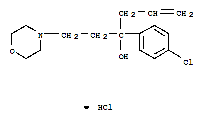 3-(4-chlorophenyl)-1-(morpholin-4-yl)hex-5-en-3-ol hydrochloride (1:1)