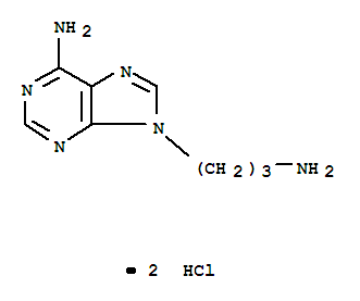 9H-Purine-9-propanamine,6-amino-, hydrochloride (1:2)
