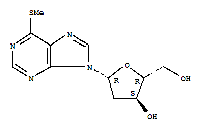 9H-purine, 9-(2-deoxypentofuranosyl)-6-(methylthio)-