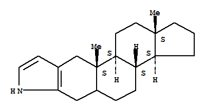 Cyclopenta[5,6]naphth[1,2-f]indole,1'H-androst-2-eno[3,2-b]pyrrole deriv.