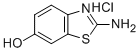 2-AMINO-6-BENZOTHIAZOLOL HCL molecular structure