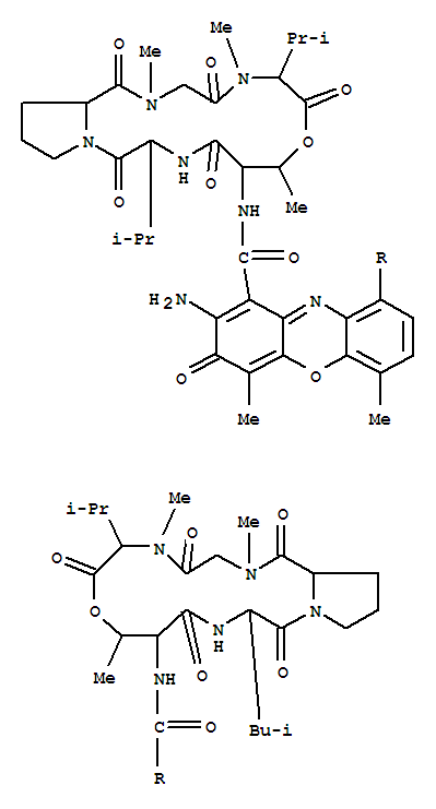 ActinomycinD, 2B-D-leucine-5A-(N-methyl-D-valine)-5B-(N-methyl-D-valine)-