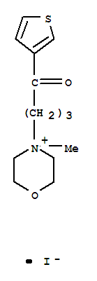 4-methyl-4-[4-oxo-4-(thiophen-3-yl)butyl]morpholin-4-ium iodide