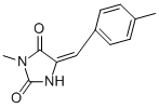 2,4-IMIDAZOLIDINEDIONE, 3-METHYL-5-((4-METHYLPHENYL)METHYLENE)-