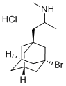 3-Bromo-1-(2-methylaminopropyl)adamantane hydrochloride molecular structure