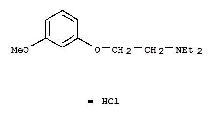 N,N-diethyl-2-(3-methoxyphenoxy)ethanamine molecular structure