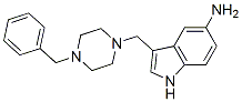 5-Amino-3-[[4-(phenylmethyl)-1-piperazinyl]methyl]-1H-indole