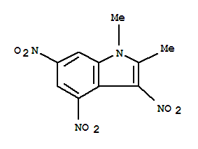 1,2-dimethyl-3,4,6-trinitro-1H-indole