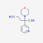 2-morpholin-4-yl-2-pyridin-3-ylpentanedinitrile