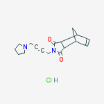 2-[4-(pyrrolidin-1-yl)but-2-yn-1-yl]-3a,4,7,7a-tetrahydro-1H-4,7-methanoisoindole-1,3(2H)-dione hydrochloride (1:1)