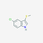 1H-Indole, 5-chloro-3-(methylthio)-