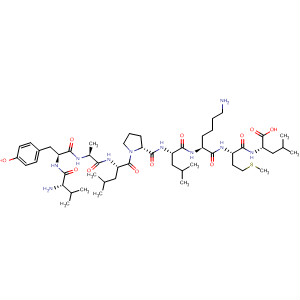 L-Leucine,L-valyl-L-tyrosyl-L-alanyl-L-leucyl-L-prolyl-L-leucyl-L-lysyl-L-methionyl-