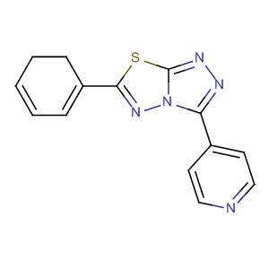1,2,4-Triazolo[3,4-b][1,3,4]thiadiazole,5,6-dihydro-6-phenyl-3-(4-pyridinyl)-