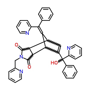 (8Z)-5-[hydroxy(phenyl)pyridin-2-ylmethyl]-8-[phenyl(pyridin-2-yl)methylidene]-2-(pyridin-2-ylmethyl)-3a,4,7,7a-tetrahydro-1H-4,7-methanoisoindole-1,3(2H)-dione