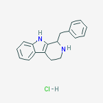 1-benzyl-2,3,4,9-tetrahydro-1h-pyrido[3,4-b]indole;hydrochloride