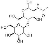 2-ACETAMIDO-2-DEOXY-4-O-BETA-D-GALACTOPYRANOSYL-D-MANNOPYRANOSE molecular structure