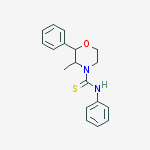 3-methyl-N,2-diphenylmorpholine-4-carbothioamide