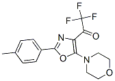 2,2,2-Trifluoro-1-[2-(4-methylphenyl)-5-morpholinooxazol-4-yl]ethanone