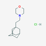 1-(2-MORPHOLINOETHYL)ADAMANTANE HCL molecular structure