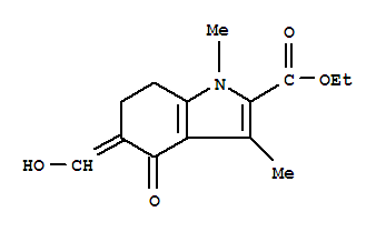 ethyl (5E)-5-(hydroxymethylidene)-1,3-dimethyl-4-oxo-4,5,6,7-tetrahydro-1H-indole-2-carboxylate