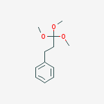 Benzene, (3,3,3-trimethoxypropyl)- molecular structure