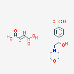 1-[4-(methylsulfonyl)phenyl]-2-morpholin-4-ylethanol (2E)-but-2-enedioate (salt)
