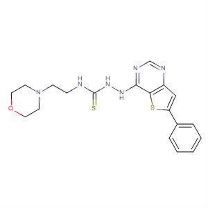 Hydrazinecarbothioamide,N-[2-(4-morpholinyl)ethyl]-2-(6-phenylthieno[3,2-d]pyrimidin-4-yl)-