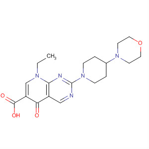 Pyrido[2,3-d]pyrimidine-6-carboxylic acid,8-ethyl-5,8-dihydro-2-[4-(4-morpholinyl)-1-piperidinyl]-5-oxo-