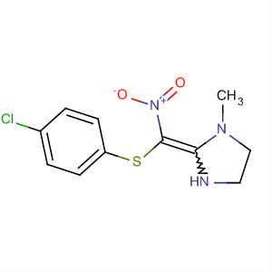 Imidazolidine, 2-[[(4-chlorophenyl)thio]nitromethylene]-1-methyl-