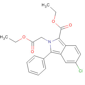 2H-Isoindole-2-acetic acid, 5-chloro-1-(ethoxycarbonyl)-3-phenyl-, ethylester