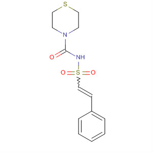 4-Thiomorpholinecarboxamide, N-[(2-phenylethenyl)sulfonyl]-
