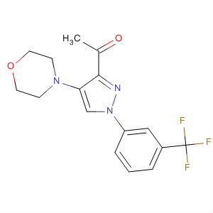 Ethanone,1-[4-(4-morpholinyl)-1-[3-(trifluoromethyl)phenyl]-1H-pyrazol-3-yl]-
