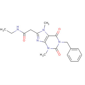 1H-Purine-8-acetamide,N-ethyl-2,3,6,7-tetrahydro-3,7-dimethyl-2,6-dioxo-1-(phenylmethyl)-