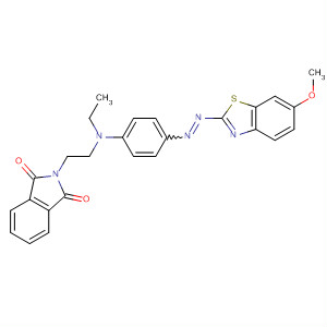 1H-Isoindole-1,3(2H)-dione,2-[2-[ethyl[4-[(6-methoxy-2-benzothiazolyl)azo]phenyl]amino]ethyl]-