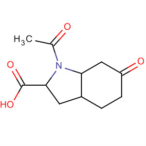 1H-Indole-2-carboxylic acid, 1-acetyloctahydro-6-oxo-