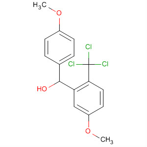 Benzenemethanol, 4-methoxy-a-(4-methoxyphenyl)-a-(trichloromethyl)- molecular structure