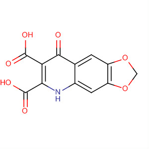 1,3-Dioxolo[4,5-g]quinoline-6,7-dicarboxylic acid, 5,8-dihydro-8-oxo- molecular structure