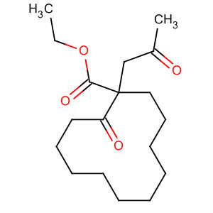 Cyclododecanecarboxylic acid, 2-oxo-1-(2-oxopropyl)-, ethyl ester