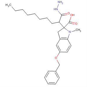 1H-Indole-2-carboxylic acid, 1-methyl-5-(phenylmethoxy)-,2-decylhydrazide