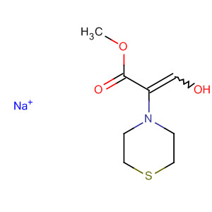 4-Thiomorpholineacetic acid, a-(hydroxymethylene)-, methyl ester,sodium salt