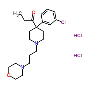 1-[4-(3-chlorophenyl)-1-(3-morpholin-4-ylpropyl)piperidin-4-yl]propan-1-one dihydrochloride